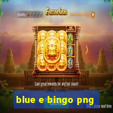 blue e bingo png