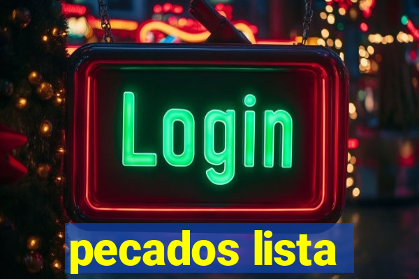 pecados lista