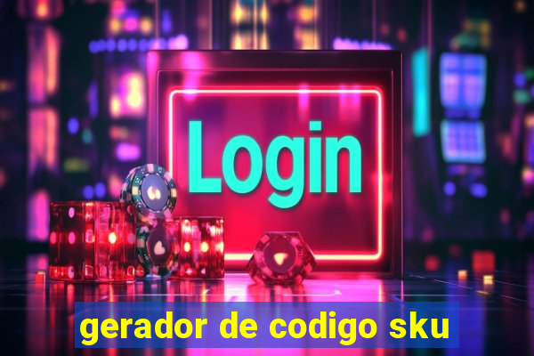 gerador de codigo sku