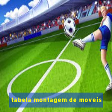 tabela montagem de moveis