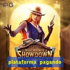 plataforma pagando fortune tiger